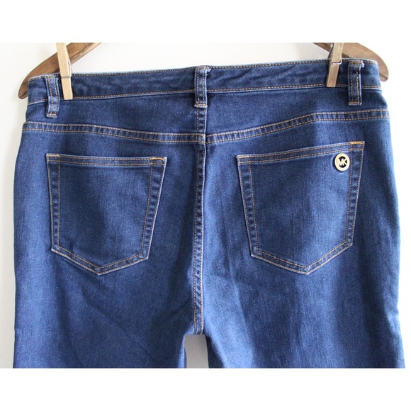 Michael Kors Dark Cropped Jeans 10 30 - Picture 5 of 6